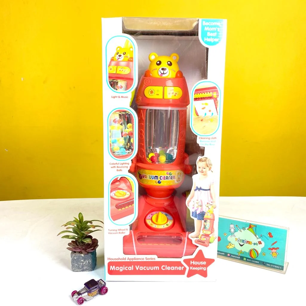 Vacuum Cleaner Lights and Sounds Effect and Ball-popping Action