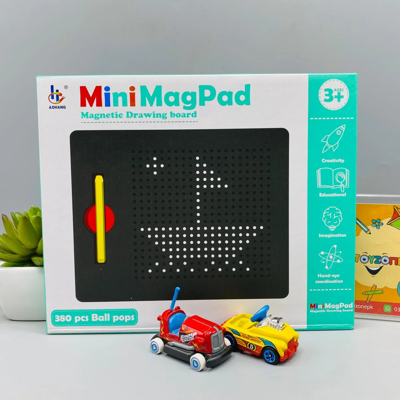 360 Pieces Mini Magnetic Drawing Board Pad