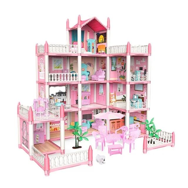 Beautiful DreamHouse, Doll House Playset with 170+ Accessories