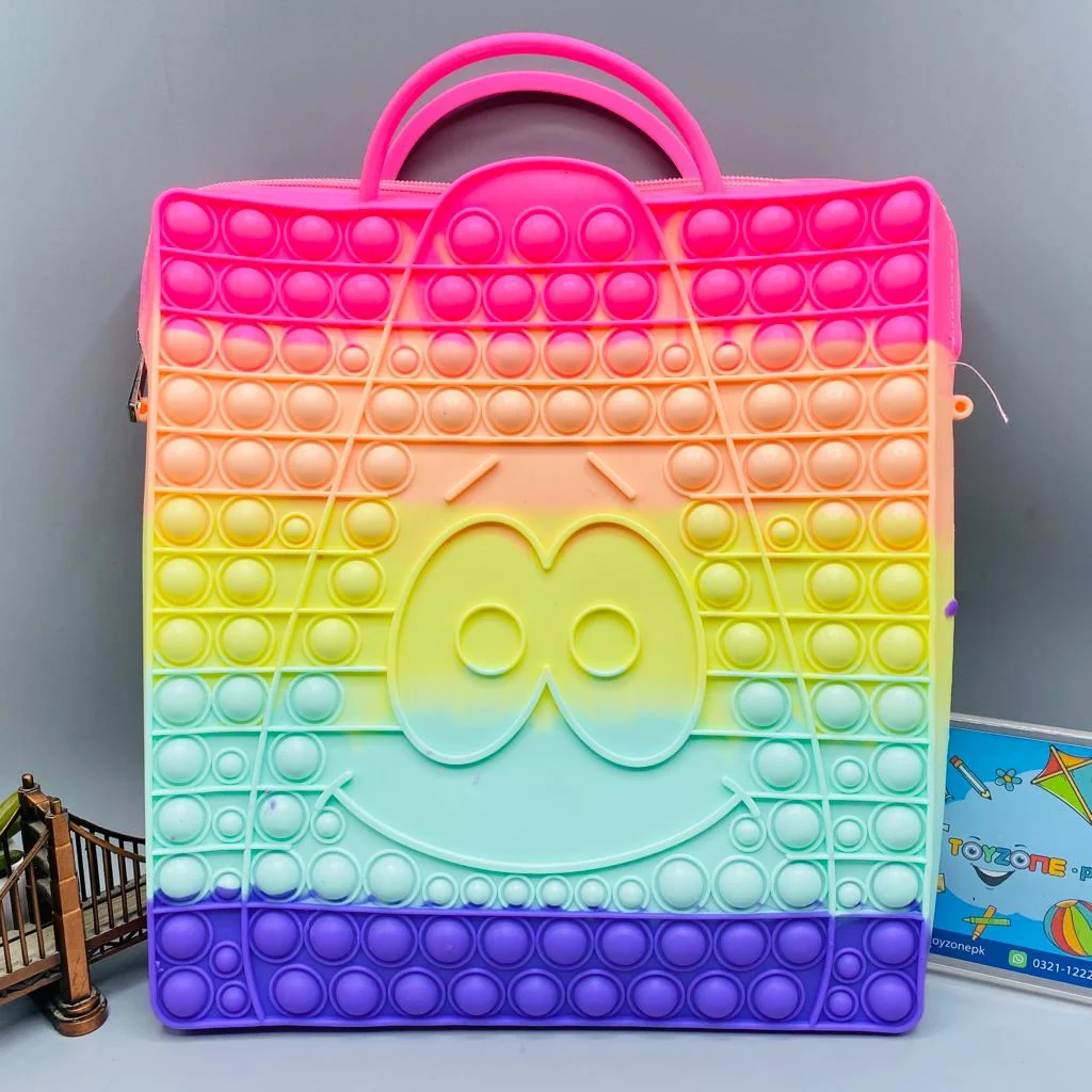 Push Pop It Cartoon Shape Hand Bag
