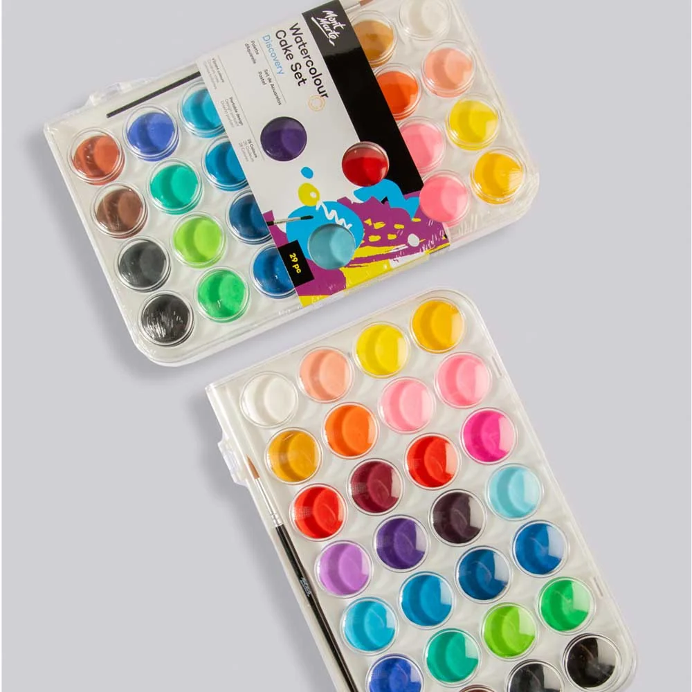 29 Pcs Mont Marte Watercolour Cake Set