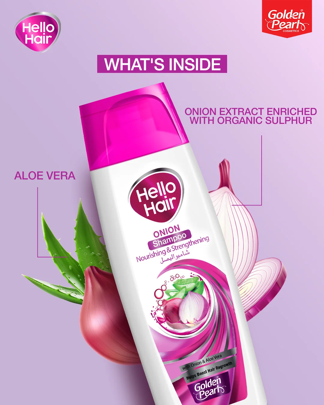 Golden Pearl Hello Hair Onion 180 Ml