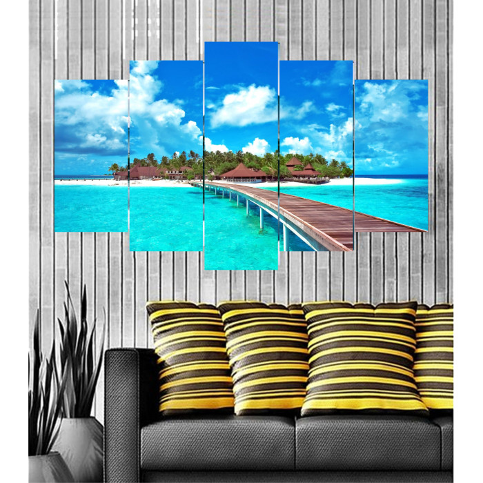 Wall Frames 5 Pieces Set Canvas - Digitally Printed Wall Canvas Frames post-15