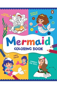 Kids Coloring Book Mermaid
