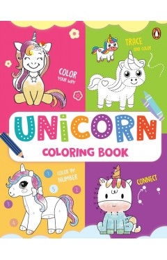 Kids Coloring Book Unicorn