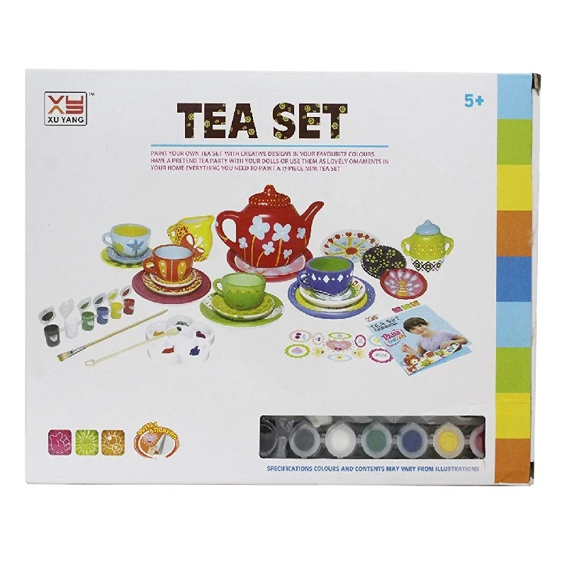 Creative Ceramic Tea Set for Painting