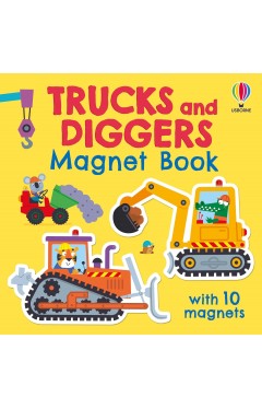 Trucks and Diggers Magnet Book
