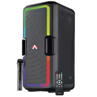 Audionic Hummer H30 Plus Portable Bluetooth Speaker | 10W Sound | Wireless Mic | TWS Function | RGB Lights | USB, TF Card, AUX | Karaoke Speaker | Remote Control
