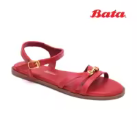 Bata Red Sandals For Women