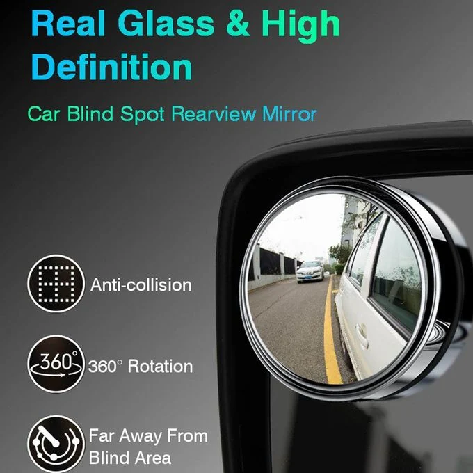 2 Pcs Car Blind Spot Rearview Mirror