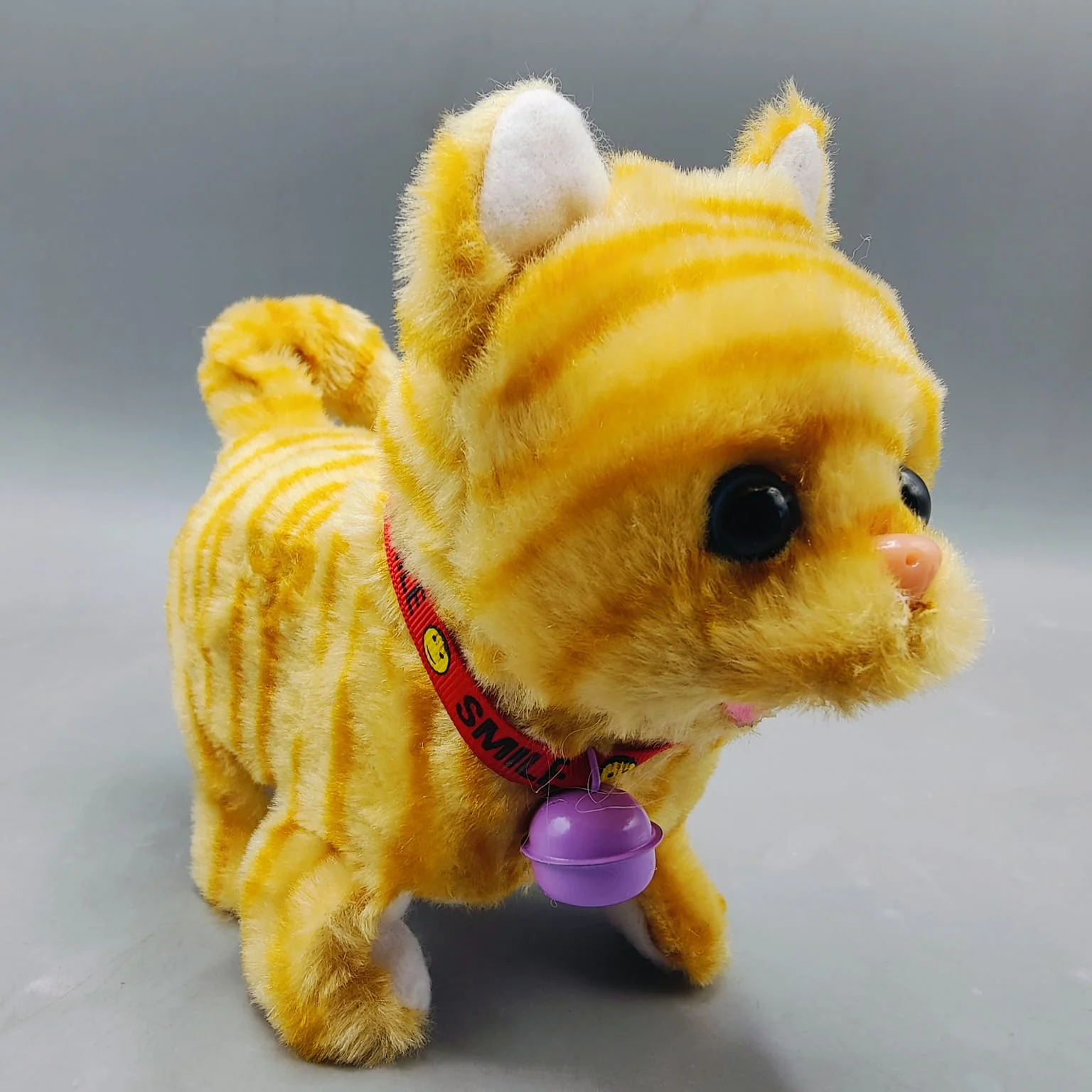 Light and Sound Walking Tiger Cat Stuff Toy