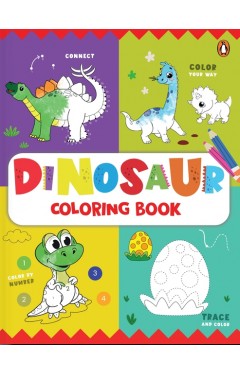 Kids Coloring Book Dinasour