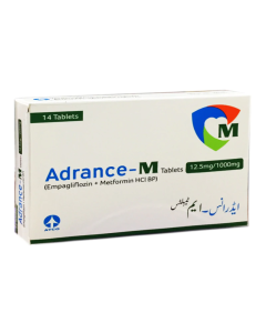 Adrance M 12.5mg/1000mg Tablets (14s)