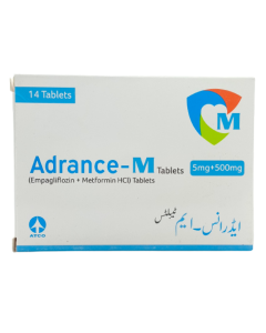 Adrance M 5mg/500mg Tablets (14s)