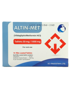 Altin Met 50mg/1000mg Tablets (14s)