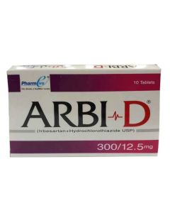 Arbi D 300mg/12.5mg Tablets (10s)