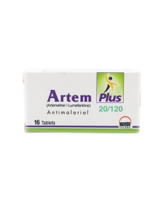Artem Plus 20mg/120mg Tablets (16s)