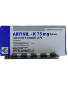 Artinil K 75mg Tablets (30s)