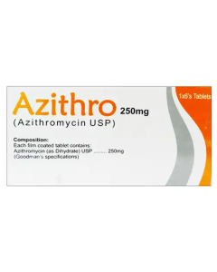Azithro 250mg Tablets (6s)