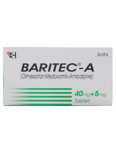 Baritec 40mg 5mg Tablets (20s)