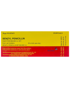 Benzyl Penicillin 500,000 Iu Injection (1s)