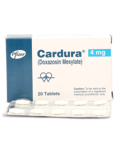 Cardura 4mg Tablets (10s)