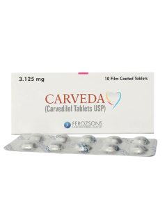 Carveda 3.125mg Tablets (10s)