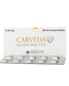 Carveda 6.25mg Tablets (30s)