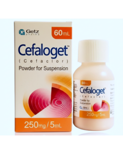 Cefaloget 250mg/5ml Suspension 60ml