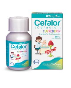 Cefalor 125mg/5mg Suspension 60ml