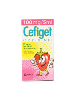Cefiget 100mg/5ml Suspension 30ml