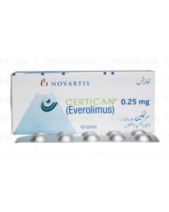 Certican 0.25mg Tablets (60s)