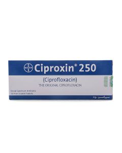 Ciproxin 250mg Tablets (10s)